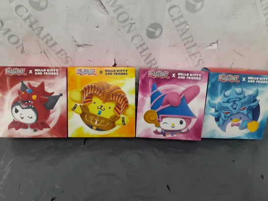 4 BOXED YUGIOH x HELLO KITTY TOYS