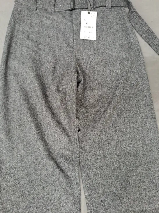 ZARA TROUSERS IN GREY SIZE SMALL