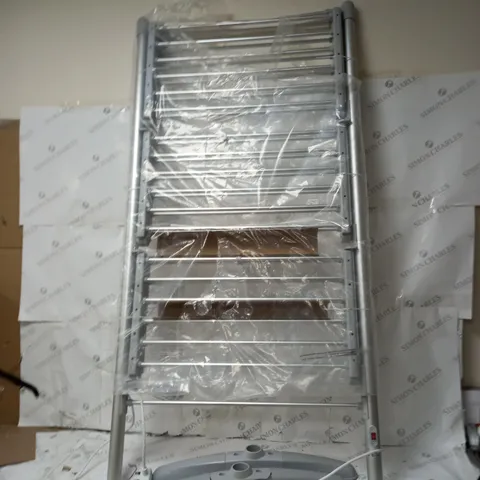 ORGANISED OPTIONS 3 TIER HEATED AIRER WITH 21M DRYING SPACE & COVER - COLLECTION ONLY