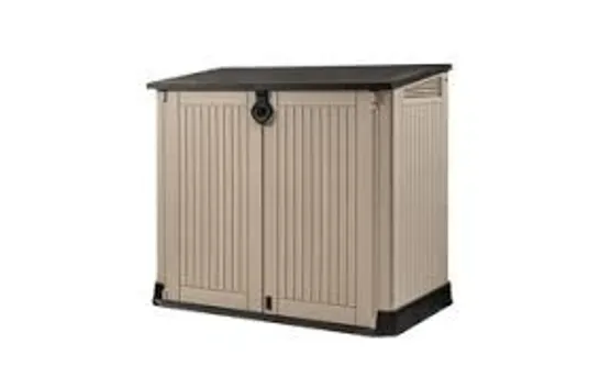 BOXED KETER STORE IT OUT MAX BROWN/BEIGE (1 BOX) RRP £189.99