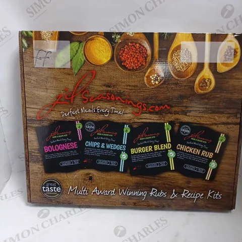 JD SEASONING  RUBS AND RECIPE GIFT SET