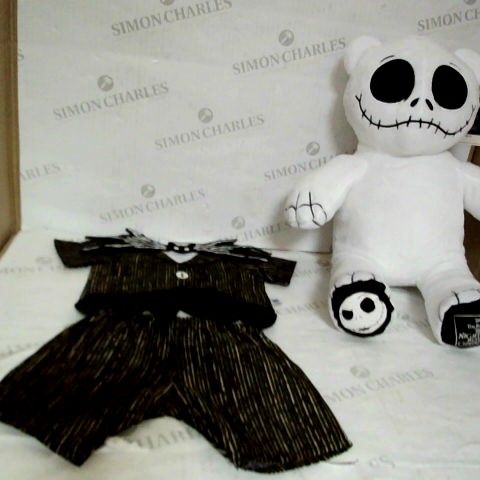 JACK SKELLINGTON BUILD A BEAR TOY (WITH JACKET AND PANTS INCLUDED)