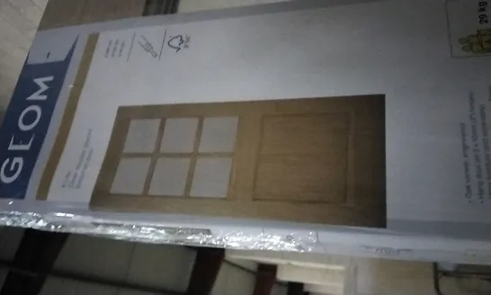 6 LITE CLEAR DOUBLE GLAZED EXTERIOR DOOR 1981 X 762MM