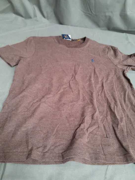 POLO RALPH LAUREN BROWN T-SHIRT SIZE L