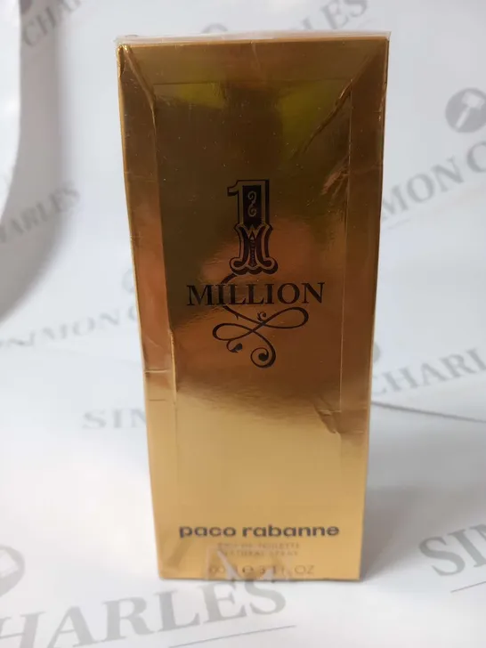 BOXED AND SEALED PACO RABANNE 1 MILLION EAU DE TOILETTE SPRAY 100ML