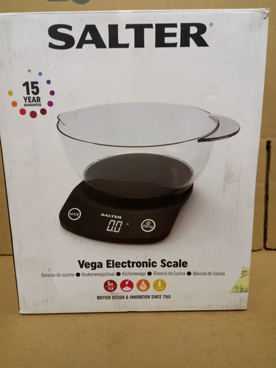 BOXED SALTER VEGA ELECTRONIC SCALE