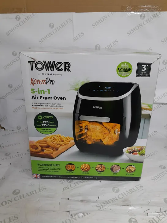 BOXED TOWER 5 IN 1 AIR FRYER OVEN