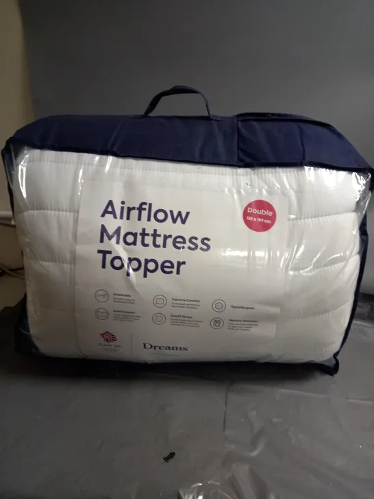 DREAMS AIRFLOW MATTRESS TOPPER - DOUBLE