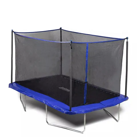 BOXED SPORTSPOWER 10FT X 8FT BOUNCE PRO TRAMPOLINE & ENCLOSURE // INCOMPLETE/MISSING PARTS (1 BOX, BOX 2 OF 2 ONLY)