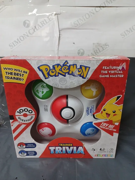 POKEMON TRAINER TRIVIA GAME