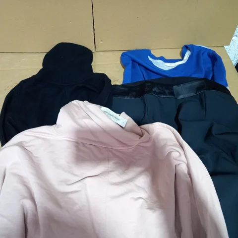 LOT OF 4 CLOTHES INCLUDING TOPS, TROUSERS, JUMPER