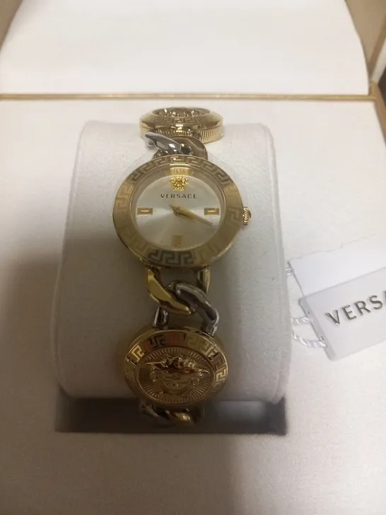 BOXED VERSACE STUD ICON LADIES WRIST WATCH