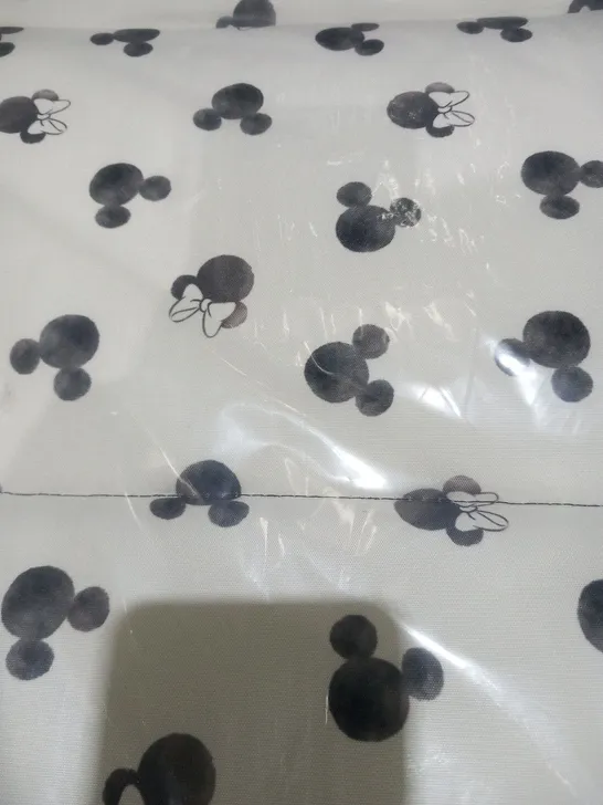 APPROXIMATELY 6 SETS OF TWO BRAND NEW DISNEY MICKEY MOUSE AND FRIENDS MICKEY AND MINNIE MOUSE PATTERN MIAMI CUSHIONS(ONE BOX)