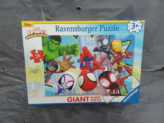 RAVENSBURGER SPIDEY & HIS AMAZING FRIENDS, 24 PIECE GIANT FLOOR JIGSAW PUZZLE