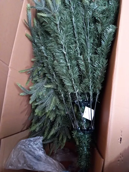 BOXED 7FT SHERWOOD REAL LOOK FULL CHRISTMAS TREE - COLLECTION ONLY RRP £274.99