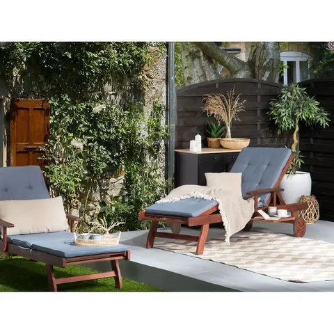 BOXED TOSCANA GARDEN SUN LOUNGER CUSHION