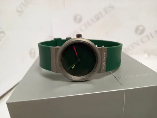 JACOB JENSEN ACRYLIC STRAP WATCH