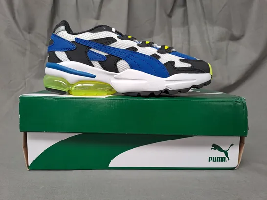 BOXED PAIR OF PUMA CELL ALIEN SHOES IN MULTICOLOUR UK SIZE 6