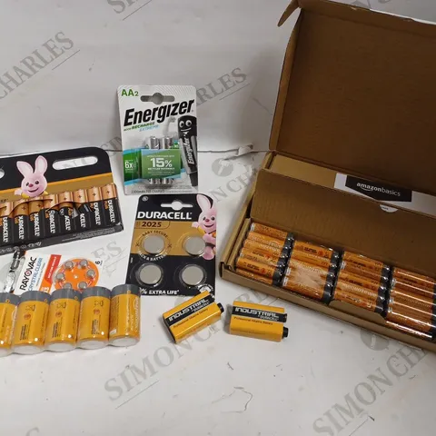 BOX OF APPROX 20 ASSORTED BATTERIES