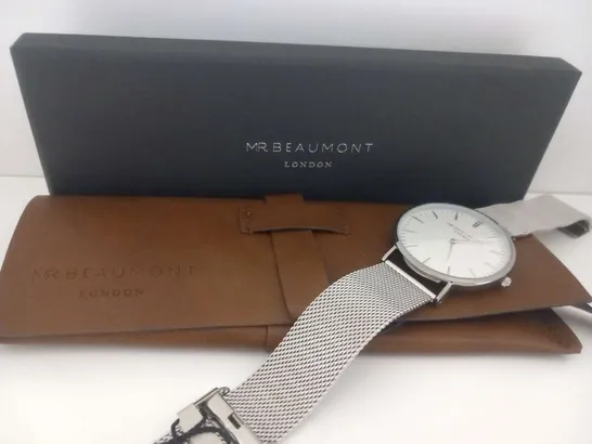 BOXCED MR BEAUMONT MESH WRIST WATCH