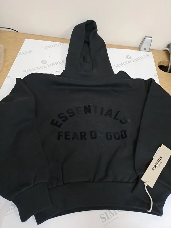 FEAR OF GOD ESSENTIALS  HOODIE SIZE KIDS 8 