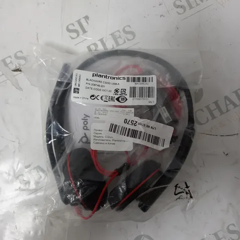 PACKAGED AND SEALED PLANTRONICS BLACKWIRE HEADSET