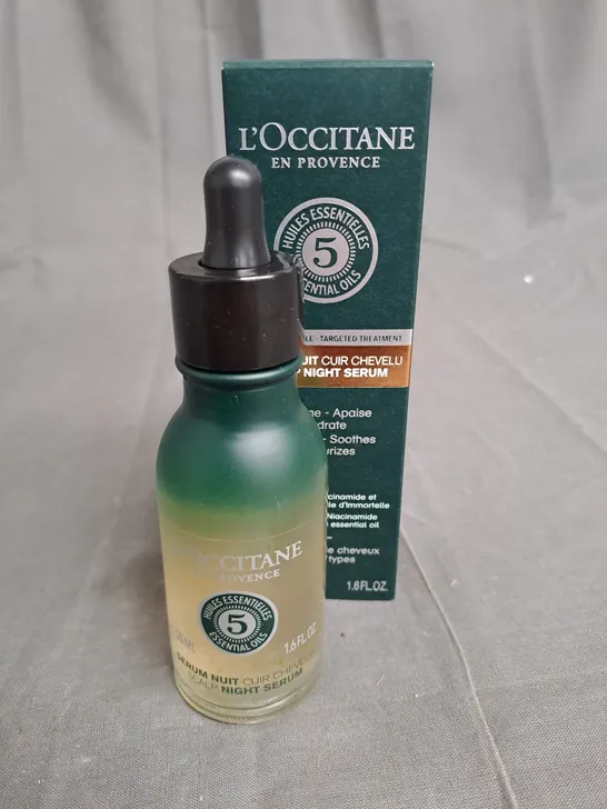 BOXED L'OCCITANE SCALP NIGHT SERUM 50ML