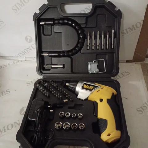 WOLF 3.6V CORDLESS LITHIUM ION SCREWDRIVER