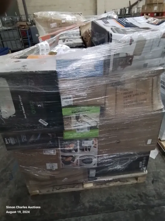 PALLET OF APPROXIMATELY 36 UNPROCESSED RAW RETURN HOUSEHOLD AND ELECTRICAL GOODS TO INCLUDE;