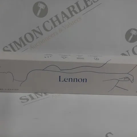 BOXED AND SEALED KNUDE SOCIETY LENNON SILICONE VIBRATOR IN SLATE BLUE