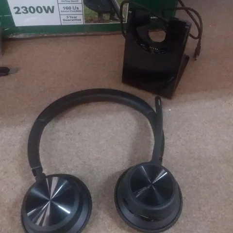 BOXED POLY VOYAGER 4320 UC HEADPHONES WITH STAND