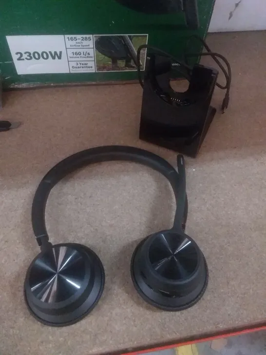 BOXED POLY VOYAGER 4320 UC HEADPHONES WITH STAND