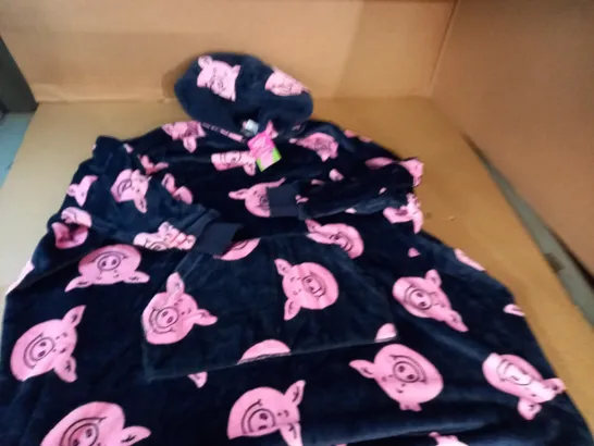 M&S PERCY PIG HOODED BLANKET - ONE SIZE