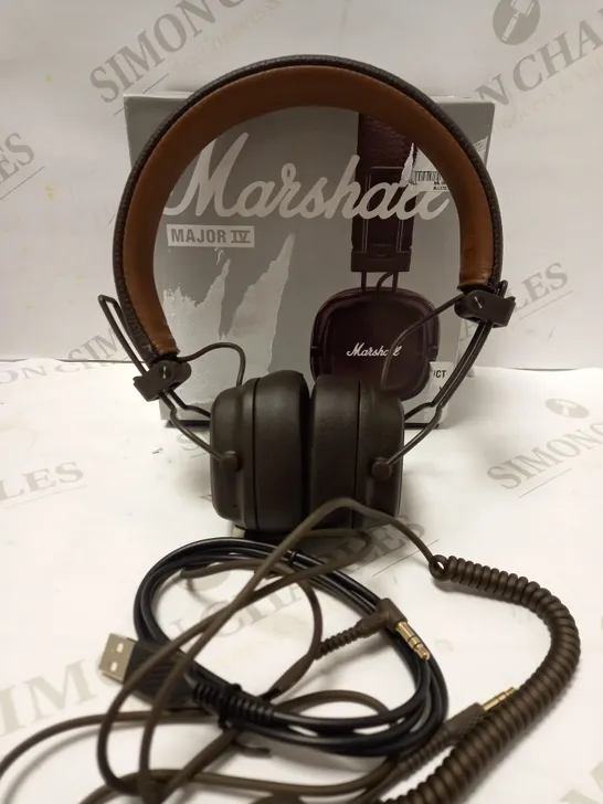 MARSHALL MAJOR IV FOLD WIRELESS HEADPHONES, BLACK