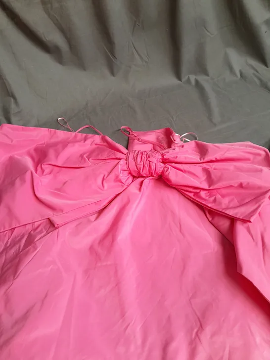 ZARA PINK BOW DRESS XS