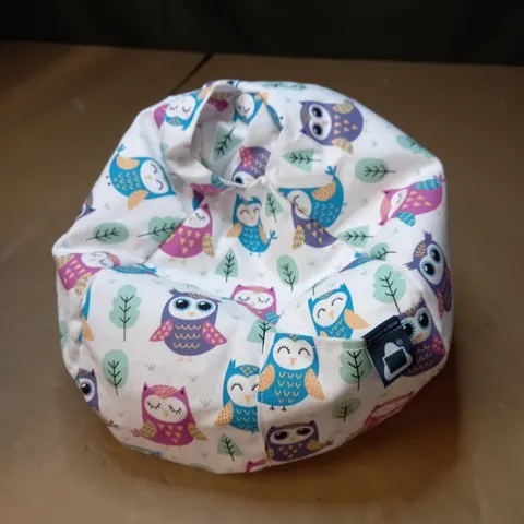 IBEANI BEAN BAG TABLET CUSHION - OWL