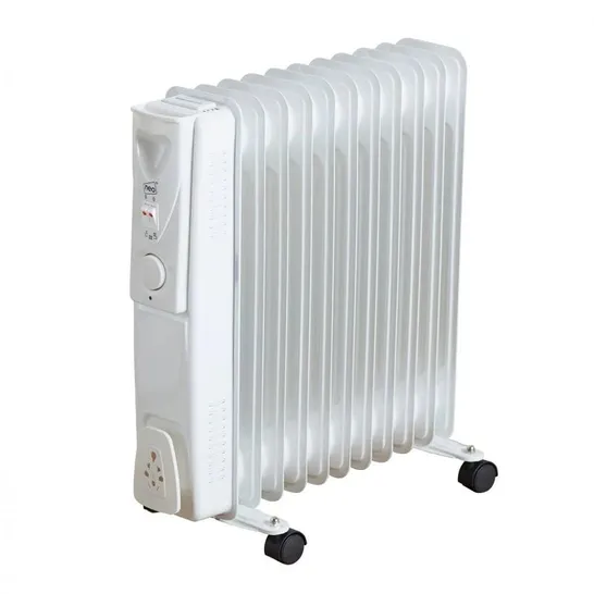 BOXED NEO 2500W 11-FIN ELECTRIC OIL FILLED RADIATOR PORTABLE HEATER (1 BOX)