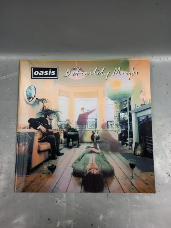 OASIS DEFINITELY MAYBE 30TH ANNIVERSARY LENTICULAR SLEEVE LIMITED EDITION VINYL - 13284/15000