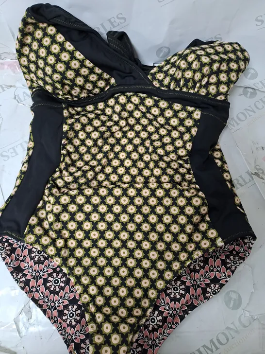 SUNSHINR SWIMSUIT BLACK MULTI SIZE 12