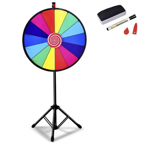 BOXED COSTWAY PARTY GAME WHEEL - MULTICOLOUR (1 BOX)