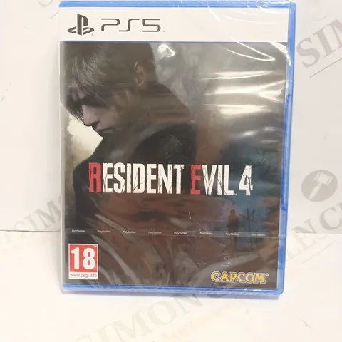 SEALED RESIDENT EVIL 4 GAME FOR PS5