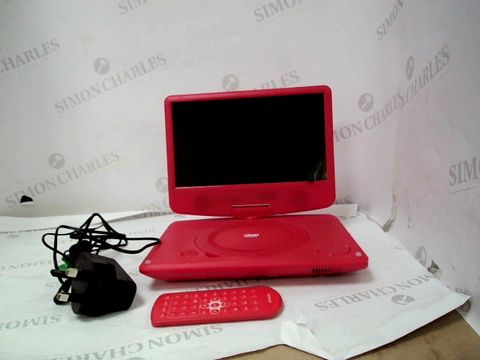 9" PORTABLE DVD PLAYER - RED