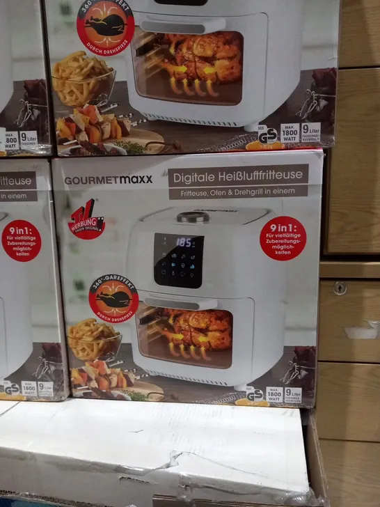 BOXED GOURMETMAXX DIGITAL 9-IN-1 AIR FRYER    