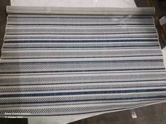 BRAND NEW SURYA BLUE-WHITE 200X275CM AREA RUG