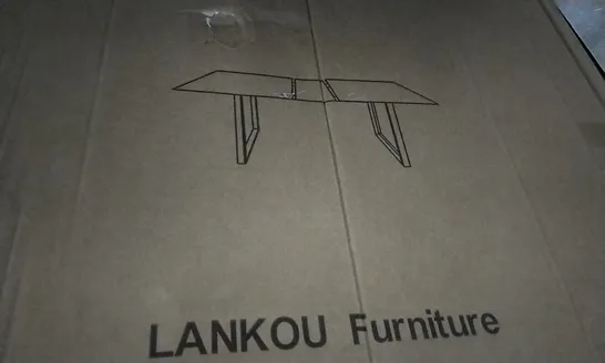 BOXED LANKOU EXTENDABLE DINING TABLE 