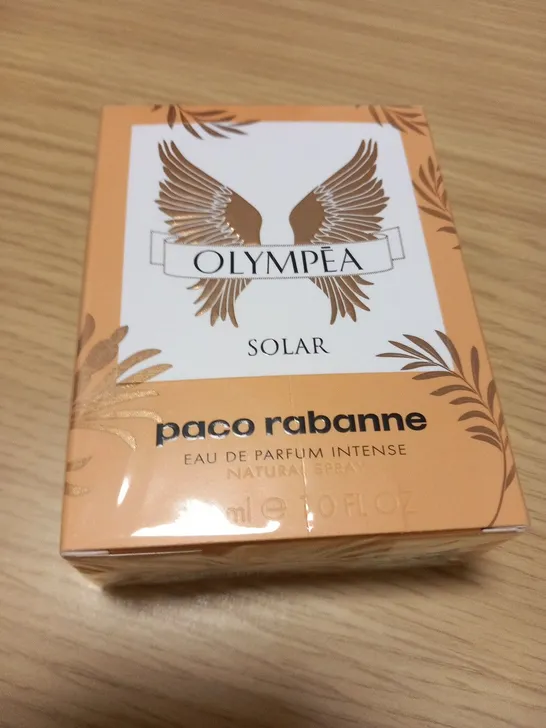 BOXED AND SEALED PACO RABANNE OLYMPEA SOLAR EAU DE PARFUM INTENSE 30ML