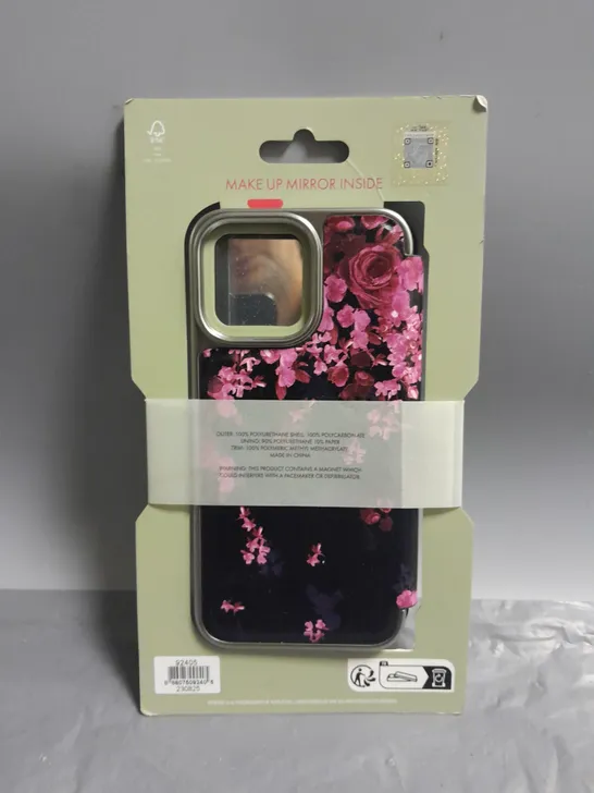 TED BAKER APPLE IPHONE 15 PROMAX PHONE CASE WITH MAKE UP MIRROR