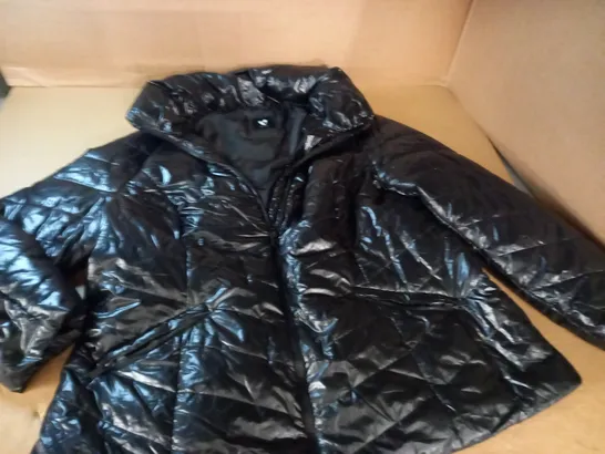 VERY GLOSS BLACK COAT - UK 24