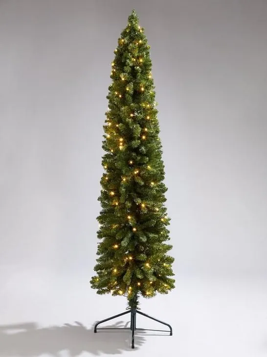 PRE LIT 6' PENCIL CHRISTMAS TREE RRP £59.99