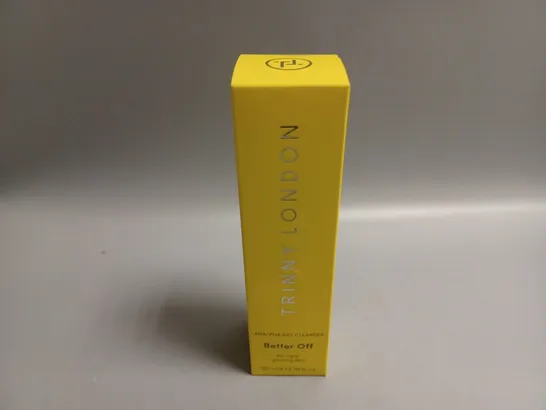 BOXED AND SEALED TRINNY LONDON AHA/PHA GEL CLEANSER BETTER OFF (100ml)